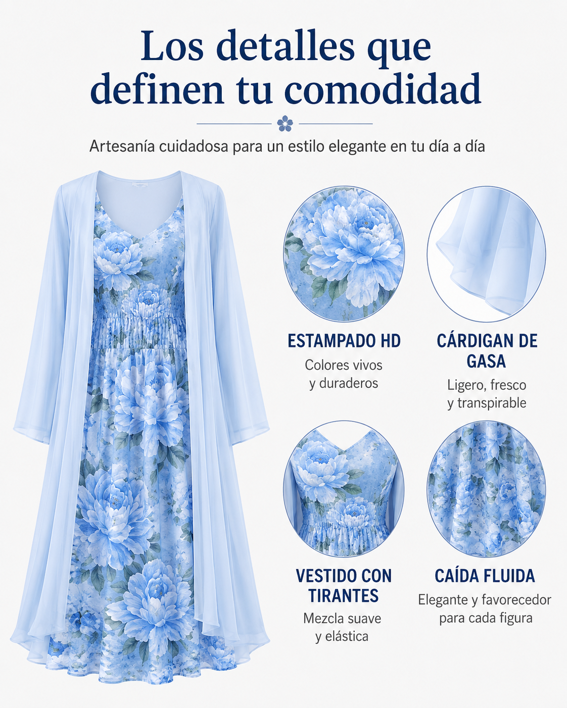 🌸👗Elegante conjunto de dos piezas con estampado floral para mujer: el look perfecto para las vacaciones de verano✨