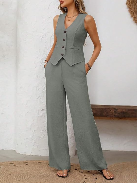 Sofía | Conjunto Chaleco + Pantalón de regalo