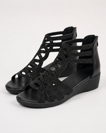 Julia™ Sandalias elegantes con brillo