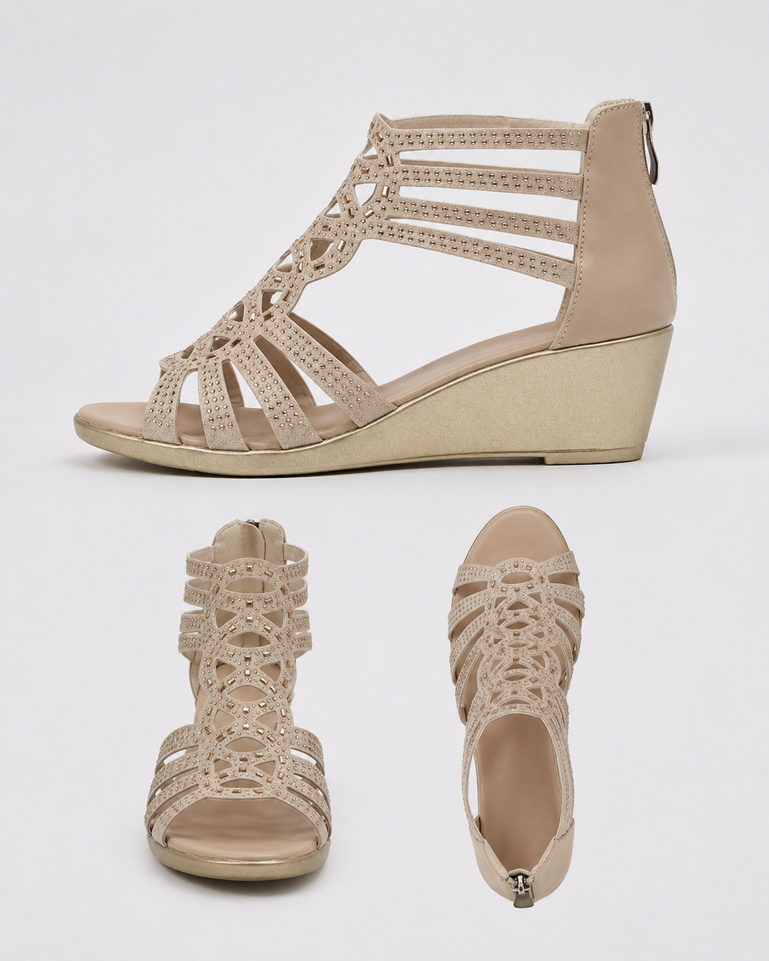 Julia™ Sandalias elegantes con brillo