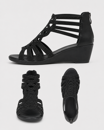 Julia™ Sandalias elegantes con brillo