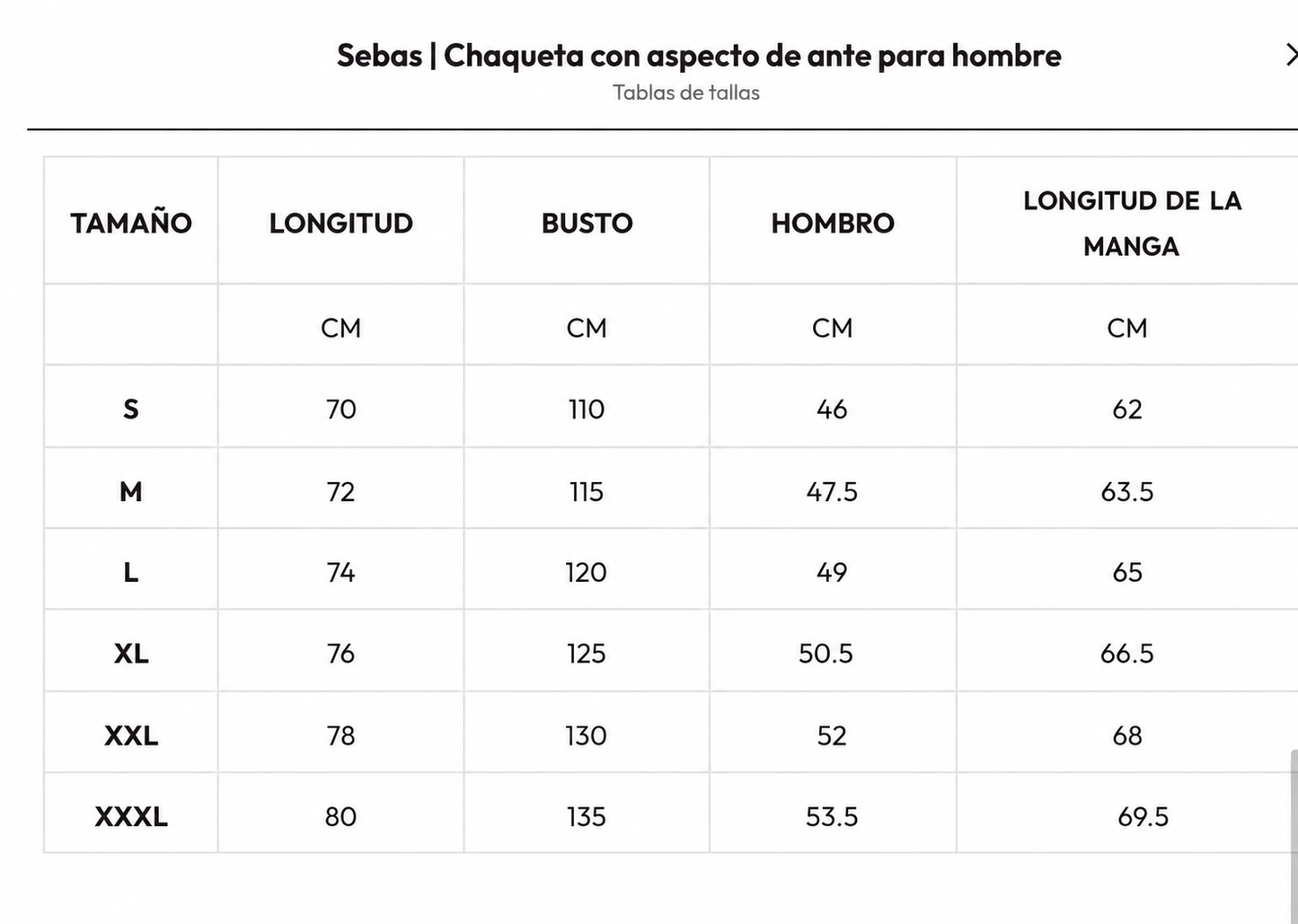 Sebas | Chaqueta de aspecto ante para hombre