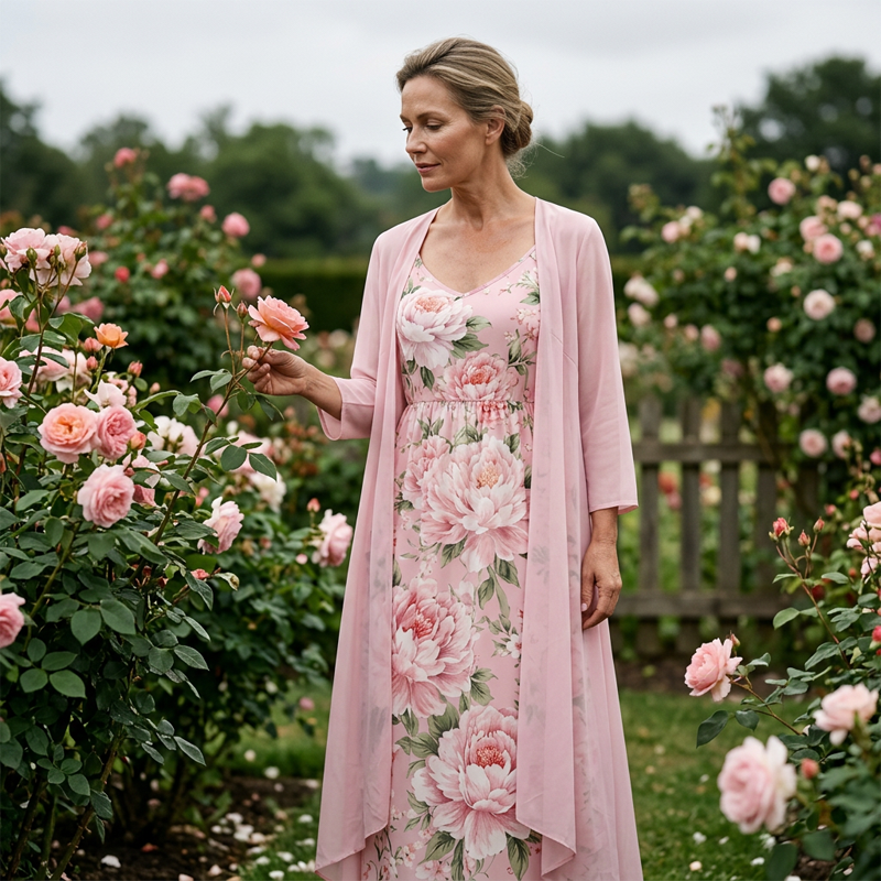 🌸👗Elegante conjunto de dos piezas con estampado floral para mujer: el look perfecto para las vacaciones de verano✨